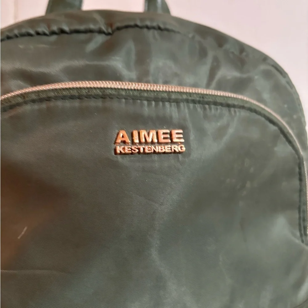 Aimee Kestenberg green nylon backpack - Picture 5 of 11